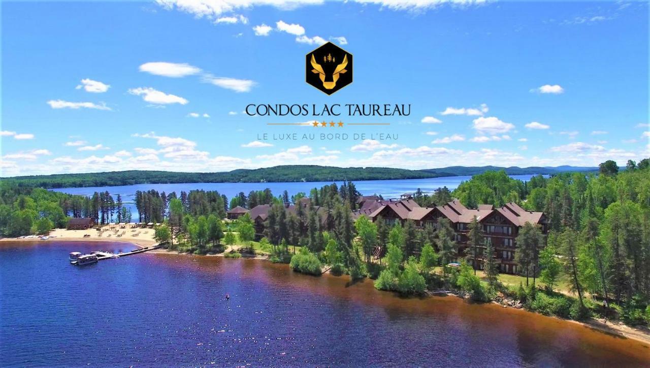 Les Condos Du Lac Taureau- Rooms & Condos Saint-Michel des Saints Bagian luar foto